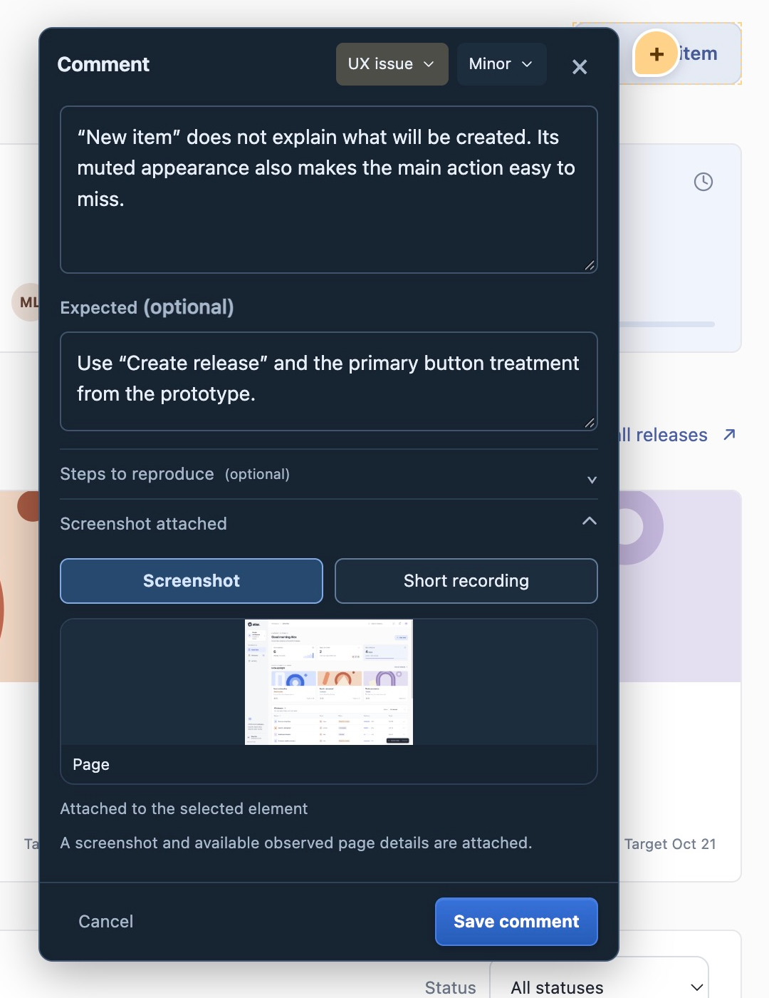 Archived Diffuse v0.11 on-page composer with supporting evidence expanded.