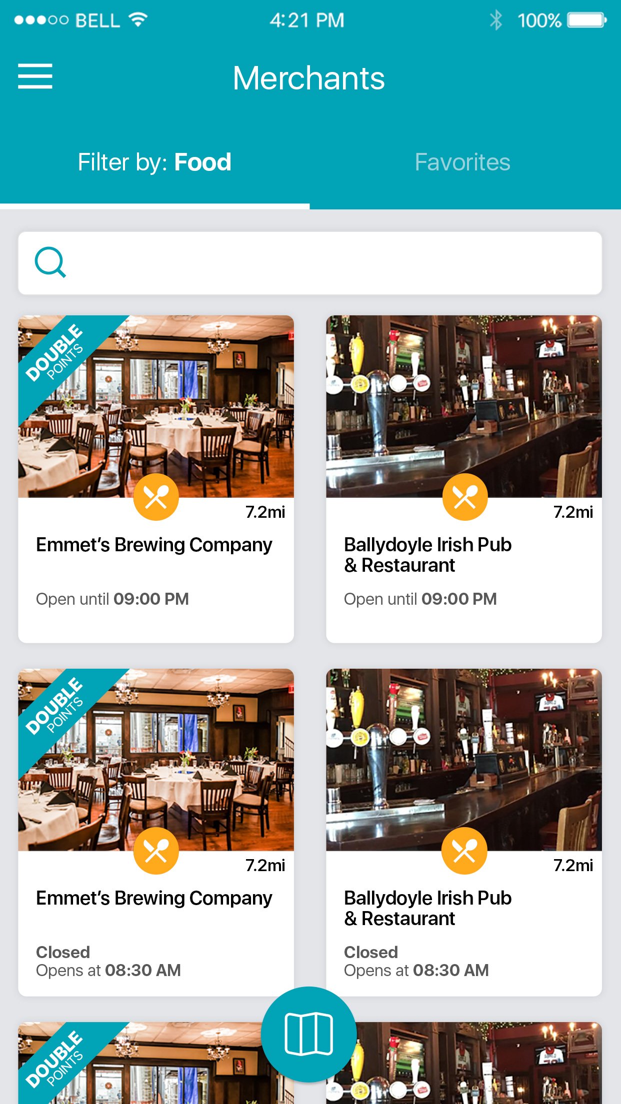 Merchants food category