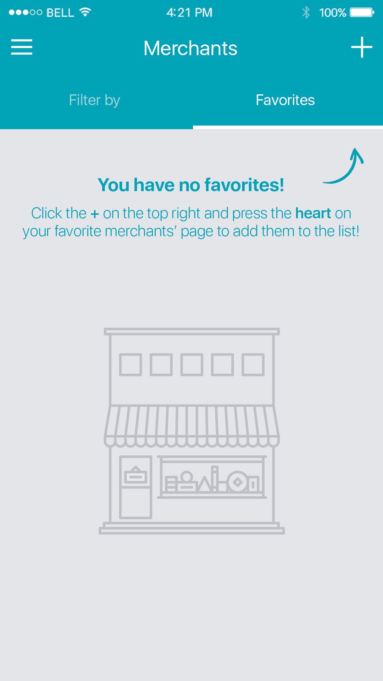 Merchants no favorites